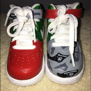 Bape Nike AF1 size 6c